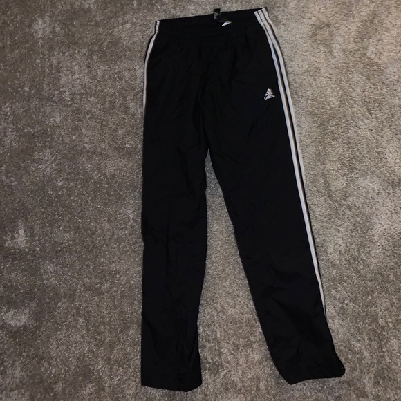 adidas Other - NWOT Adidas Mens Black & White Striped Track Pants
